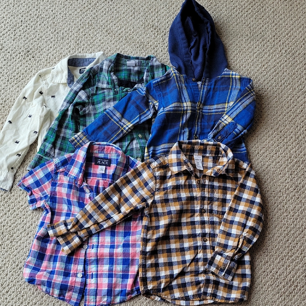 3T Boys Buttondowns